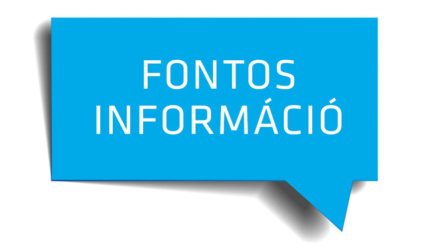 Fontos információ!